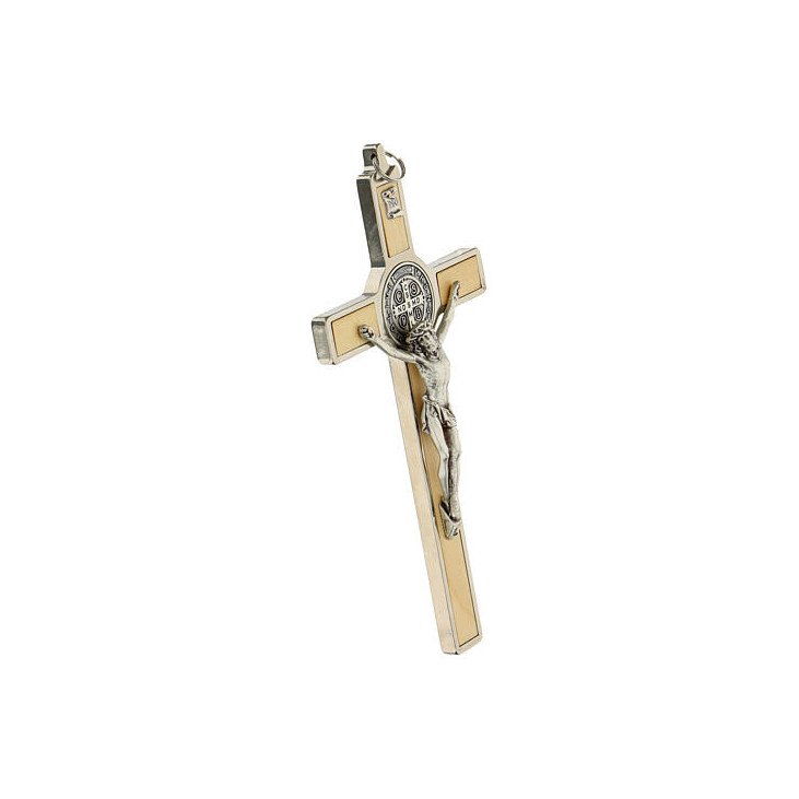 Croix de Saint Benoit - Bois d'érable - 12 cm