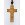 Croix pendentif en bois d'olivier avec cordon
