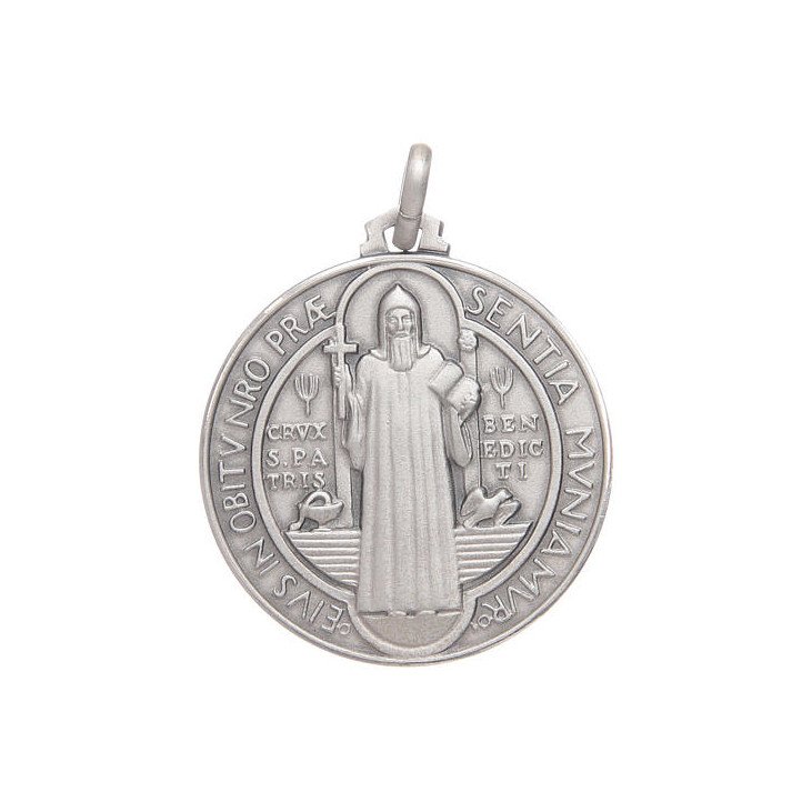 Médaille Saint Benoît - argent