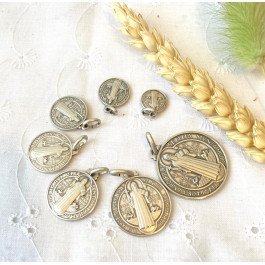 Médaille Saint Benoît - argent