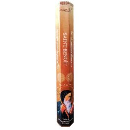 Encens naturel Saint Benoît tube de 20 bâtonnets