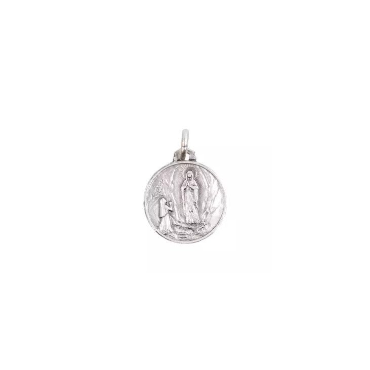 Médaille Notre Dame de Lourdes - argent