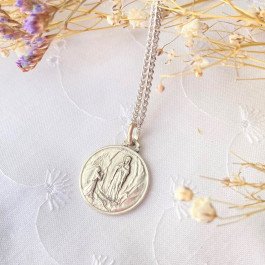 Médaille Notre Dame de Lourdes - argent