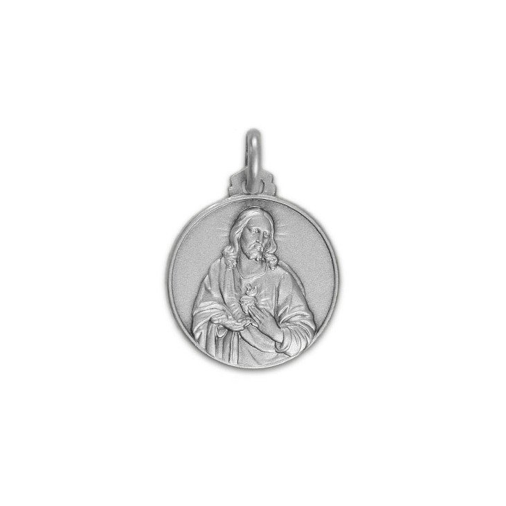 Médaille Sacré-Cœur de Jésus - argent