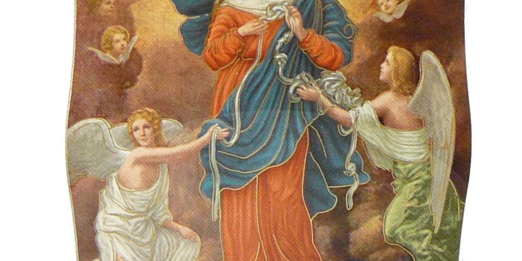Cadre de Marie qui défait les nœuds La Boutique Sainte Marie