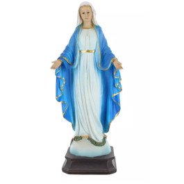 Statue de la Vierge Miraculeuse - résine