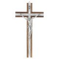 Crucifix en bois & nacre
