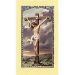 Image avec prière - Christ en croix