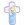 Croix enfantine - Vierge à l'enfant