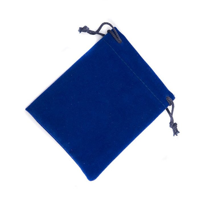 Étui en tissu bleu pour chapelet