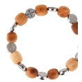 Bracelet Saint Benoit - Bois d'olivier