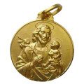Médaille Saint Joseph - plaqué or