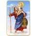 Carte de prière avec poinçon - Saint Christophe