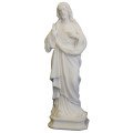 Statue du Sacré-Coeur de Jésus en albâtre - 20 cm