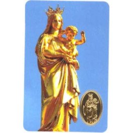 Carte de prière avec poinçon - Notre-Dame de la Garde