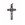 Croix Saint Benoît en métal 3,5 cm - Coloris au choix