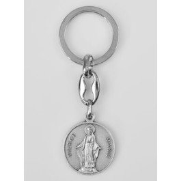 Porte-clés Vierge Marie avec prière