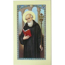 Image avec prière - Saint Benoît