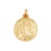 Médaille Notre Dame de Lourdes - plaqué or