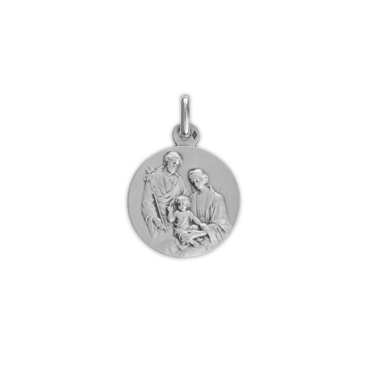 Médaille Sainte Famille 18 mm - argent