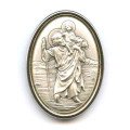 Plaque auto ovale - Saint Christophe