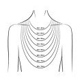 Chaîne maille gourmette diamantée 1,5 mm  - Argent