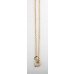Chaîne maille forçat diamantée 50 cm - plaqué or