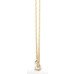 Chaîne maille gourmette diamantée 55 cm - 1.7 mm - Plaqué Or -