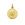 Médaille de la Vierge Marie voile ronde - plaqué or