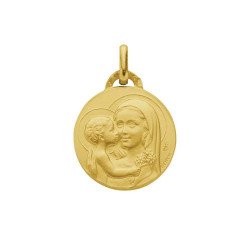 Médaille de la Vierge de Tendresse - plaqué or