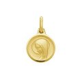 Médaille de la Vierge Marie 13 mm - plaqué or