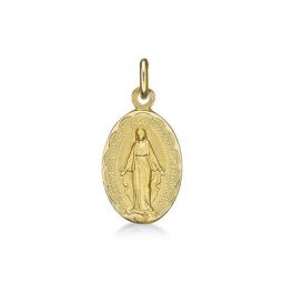 Médaille Miraculeuse festonnée - or 18 carats