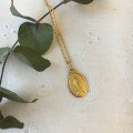 Médaille Miraculeuse bord rond - or 18 carats