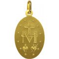 Médaille Miraculeuse bord fin - or 18 carats
