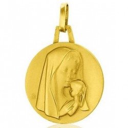 Médaille de la Vierge enfantine - or 18 carats