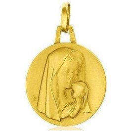 Médaille de la Vierge enfantine en or 18 carats