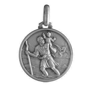 Médaille Saint Christophe - argent