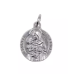 Médaille Sainte Anne - métal argenté - 18 mm