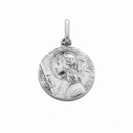 Médaille Sainte Jeanne d'Arc - 18 mm - laiton