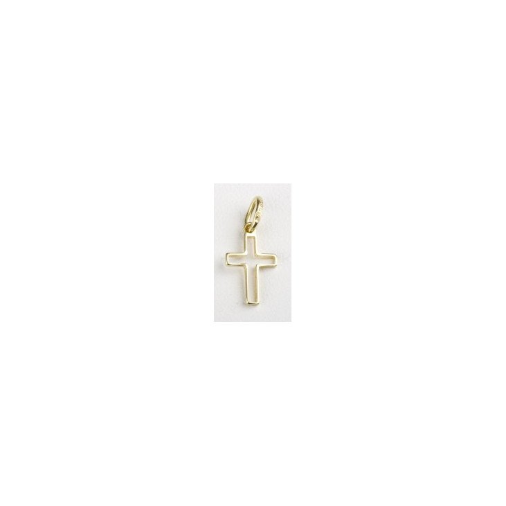 Croix ajourée - plaqué or