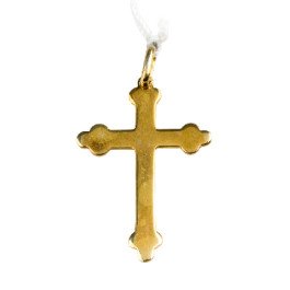 Croix orthodoxe - plaqué or