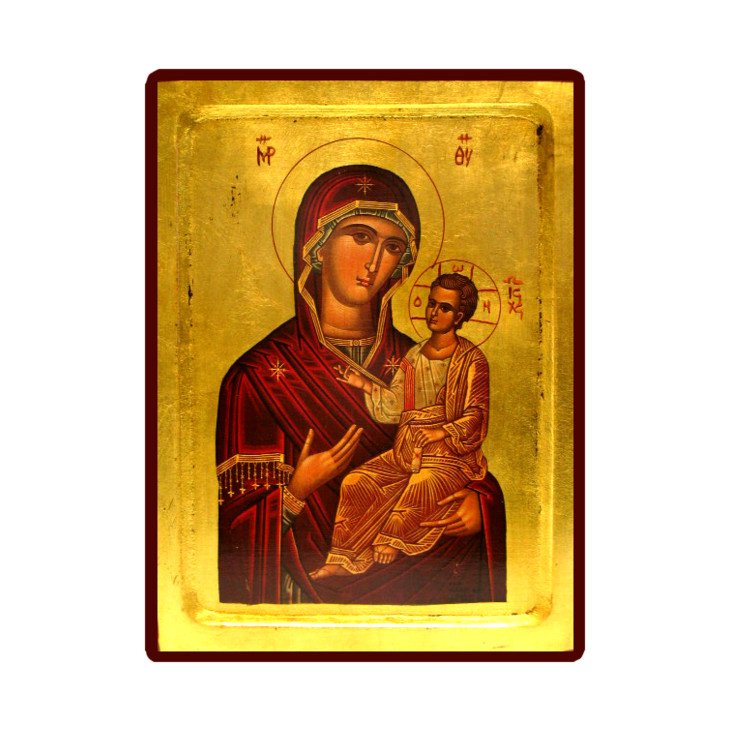 Icône Creuse Marie Porte du Ciel rouge