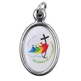 Médaille du Jubilé 2025 - Métal argenté et résine