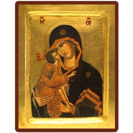 Icône Creuse Vierge de Vladimir