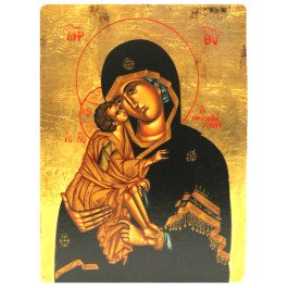 Icône Plate Vierge Vladimir