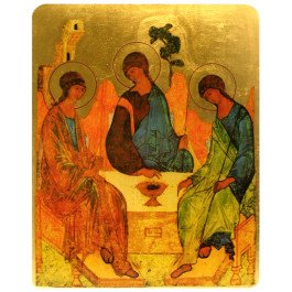 Icône Plate Trinité de Roublev