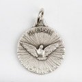 Médaille Saint Esprit 18 mm - métal argenté