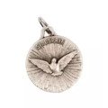 Médaille Saint Esprit 18 mm - métal argenté