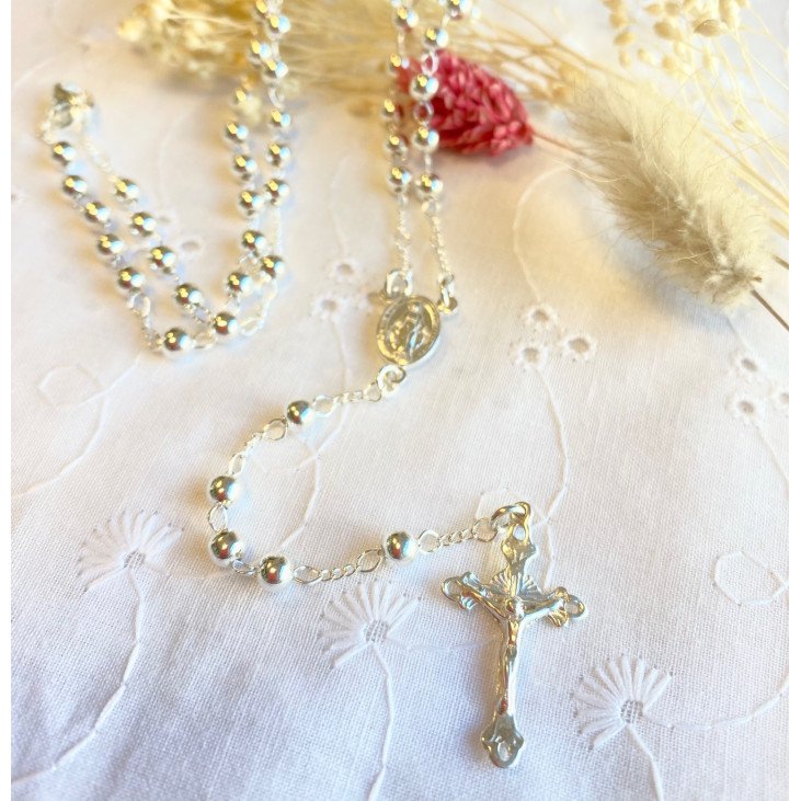Chapelet en argent