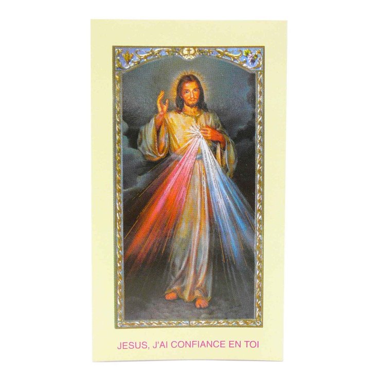 Image avec prière - Christ Miséricordieux